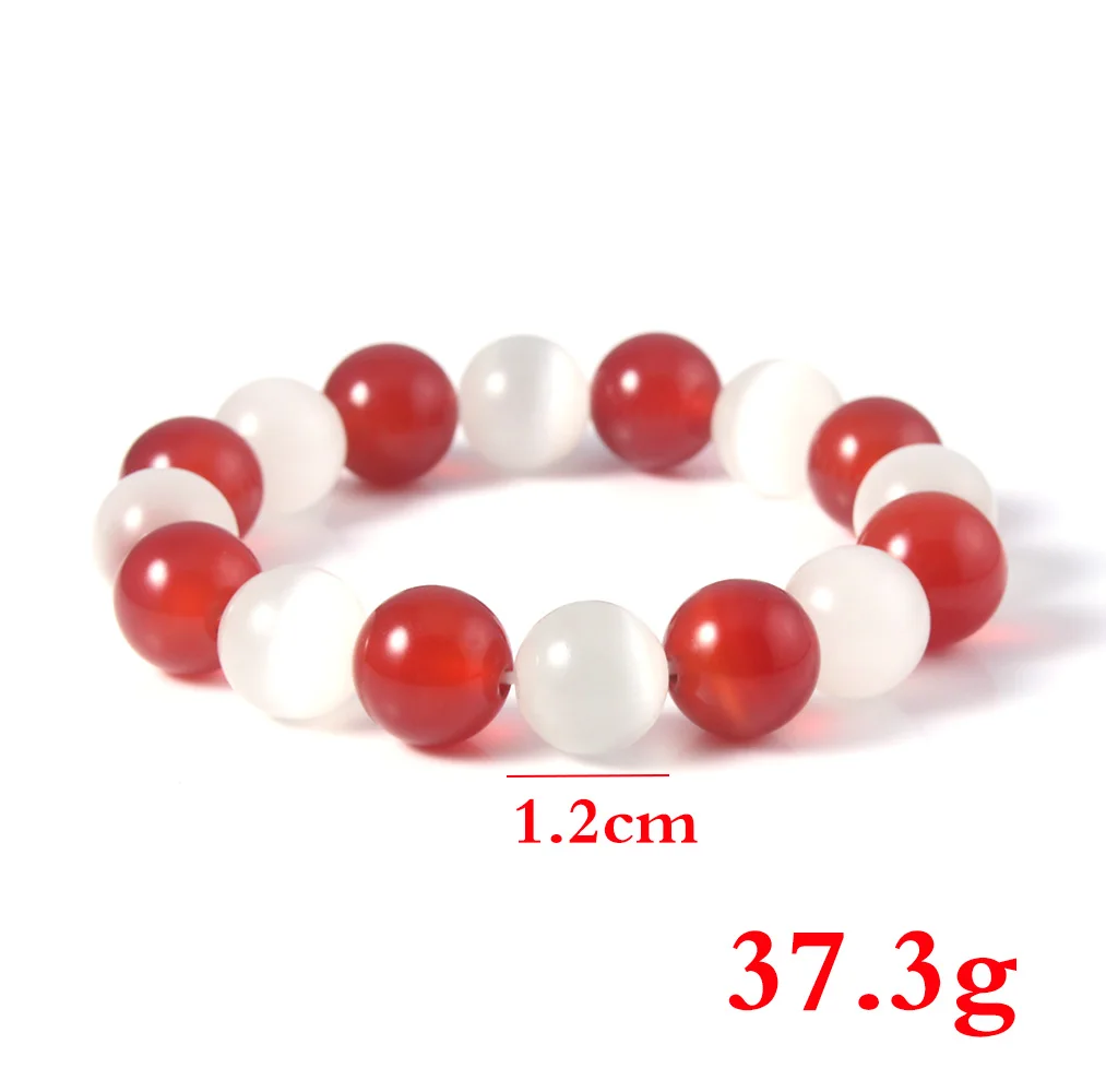 

Anime Fruits Basket Kyo Sohma Bracelet White Red Crystal Beads Bangle Bracelets for Women Men Cosplay Props Jewelry Gift