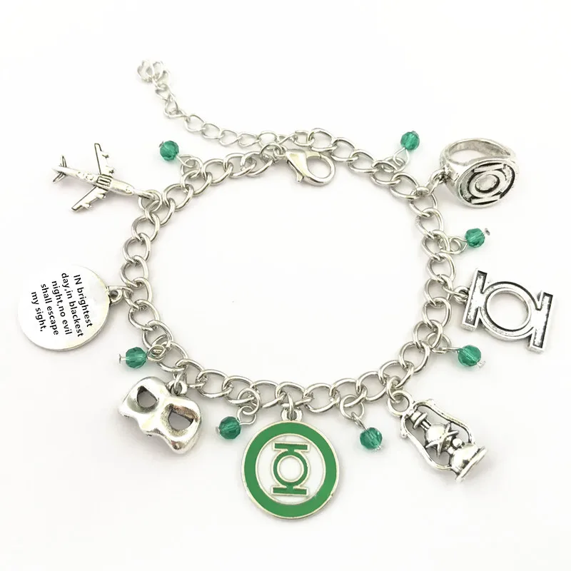 

HBSWUI Superhero Charm Bracelet Movie Show High Quality Fashion Metal Jewelry Cosplay Gifts for Woman Girl