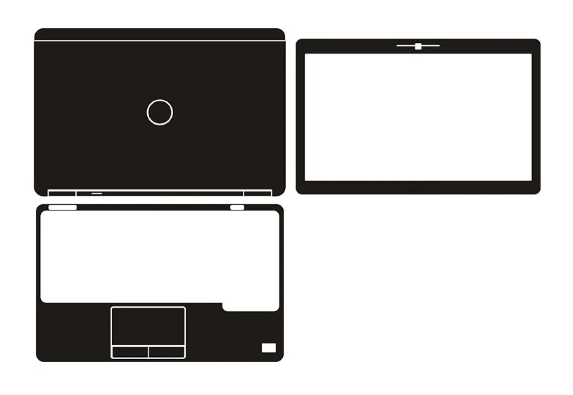 Наклейка для ноутбука KH защитная наклейка из углеродного волокна Dell Latitude E7240 12