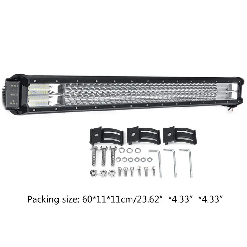 

408W 26 inch LED Light Bar Work Light Waterproof for Driving Offroad Car 4x4 SUV