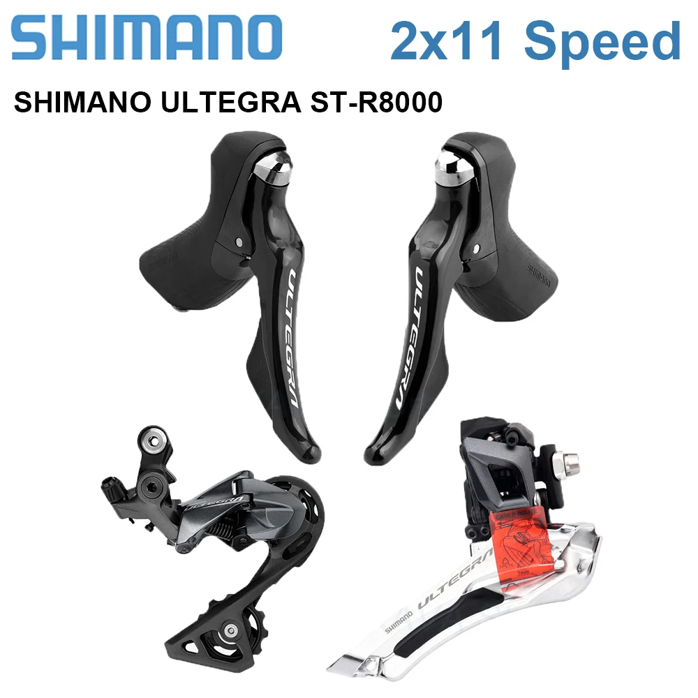 Группа SHIMANO ULTEGRA R8000 2x11 скоростей SS GS ST FD RD Передний и задний переключатель R7000 Часть велосипеда Дорожный велосипед 11S Рычаг переключения на.