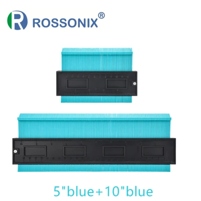 5 inch Green-10Green Rossonix 2 шт. форма контурный Калибр Дубликатор 5 дюймов 10 дюймов пластиковый профиль копировальный Калибр деревянная маркировка обмотки труб плиточный ламинат - Цвет: 5 inch Green-10Green