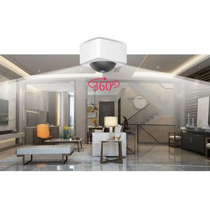 Xiaovv A1 1080P IP-камера Смарт 360 ° Панорамный HD AI Обнаружение движения Инфракрасное