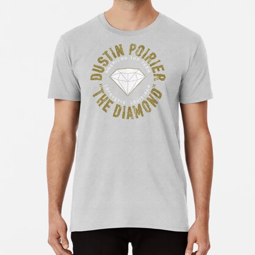 Dustin Poirier футболка louisiana diamond poirier att lafayette dustin the american|Мужские футболки| |