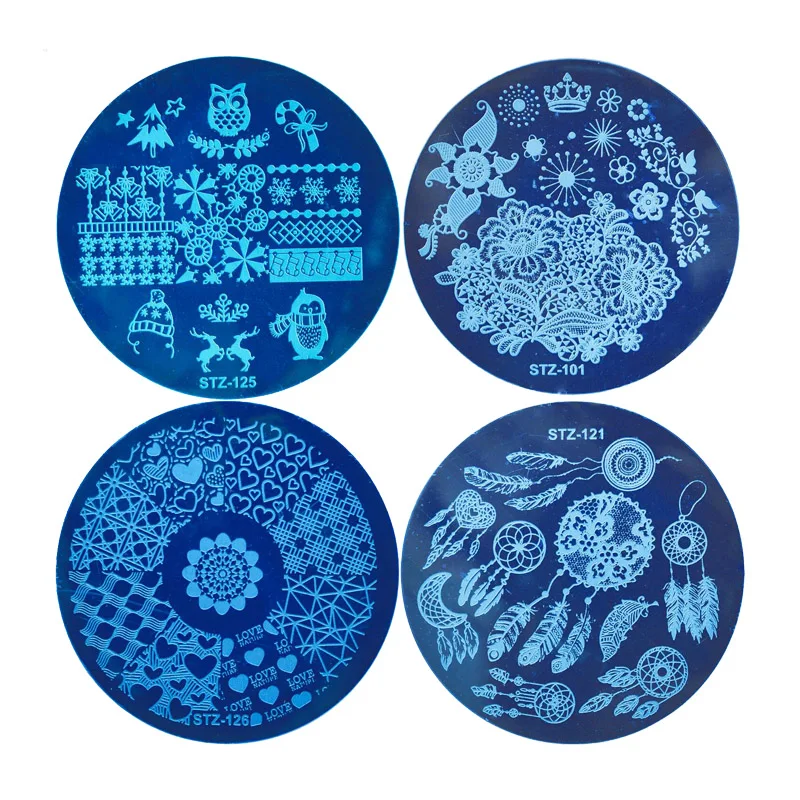 Bittb пилочки для ногтей шаблоны дизайна трафаретные гвозди Наборы инструментов