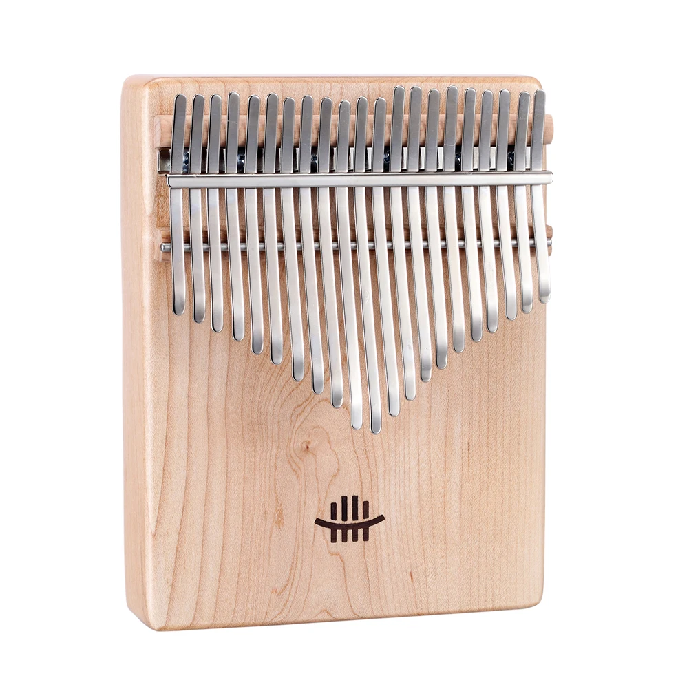 

21 Keys Thumb Piano Mahogany Maple Acacia Walnut with Tuning Hammer Musical Scale Sticker Cloth Bag Musical Instrument