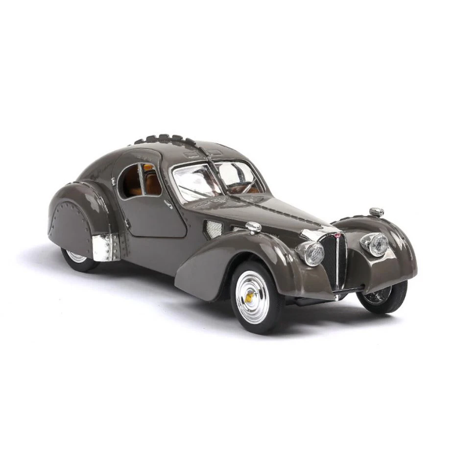 Классическая винтажная модель автомобиля масштаб 1:32 колеса 1936 Bugatti тип 57SC