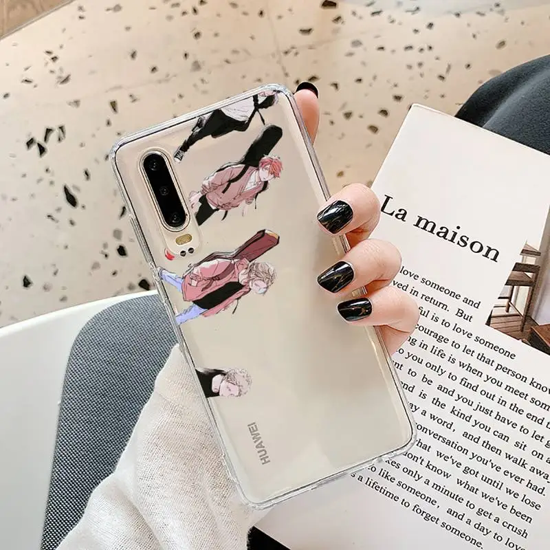 

Japan Anime Given love Phone Case Transparent for Samsung A71 S9 10 20 HUAWEI p30 40 honor 10i 8x xiaomi note 8 Pro 10t 11