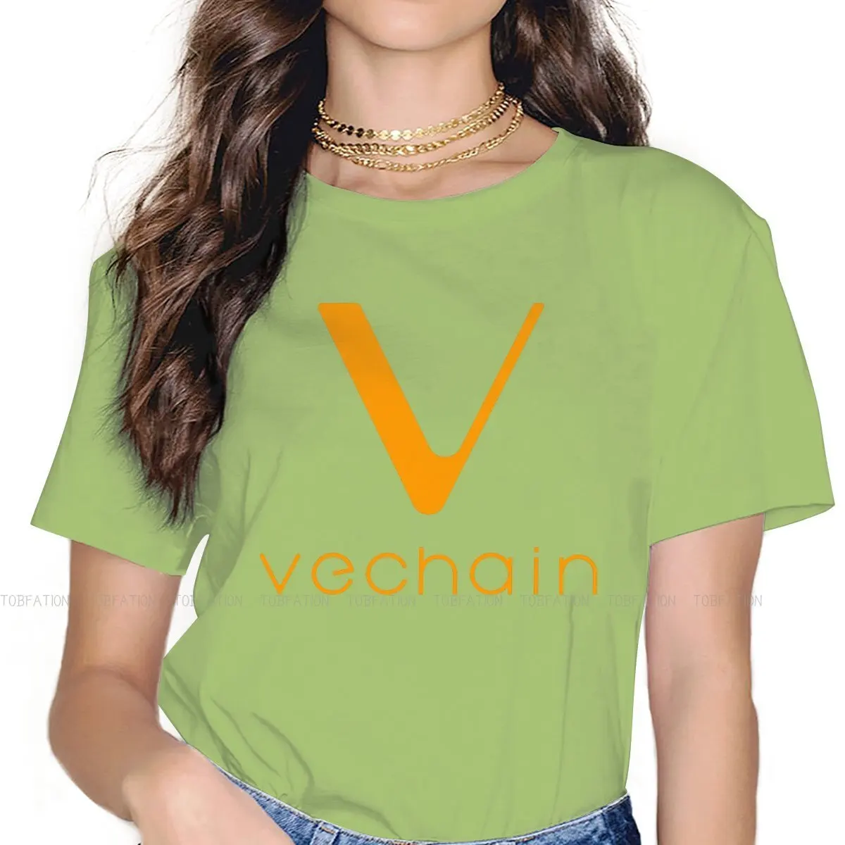 

Vechain ветеринарный блок криптовалюты, футболка для женщин и девушек, новинка 4XL, летние толстовки, футболка, новый дизайн, пушистая