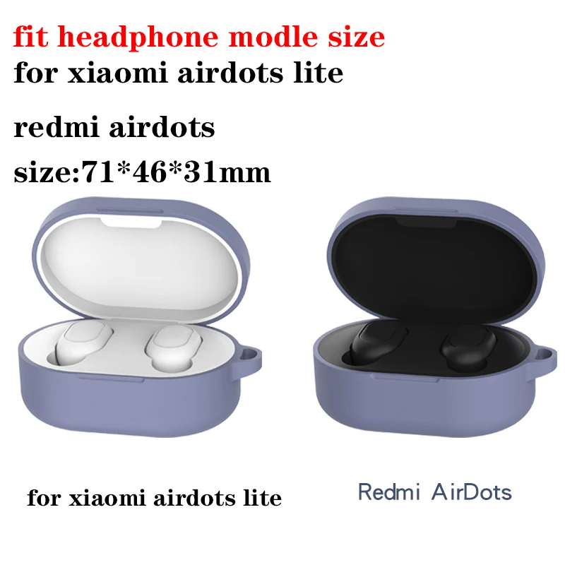 Чехол для беспроводных наушников Xiaomi Airdots 2 Redmi S чехол зарядки силиконовый