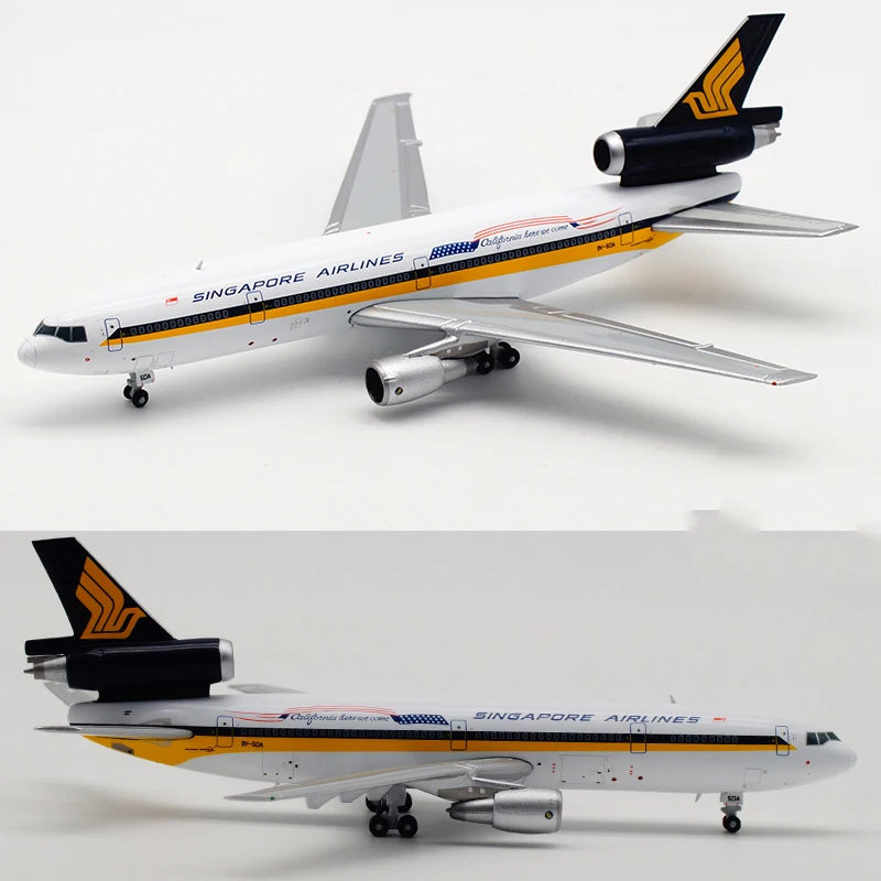 

Модель самолета 1/400 в масштабе макдоннель-Дуглас, авиакомпании Singapore Airlines DC-10-30, 9v-scp, игрушечный сплав, коллекционный самолет
