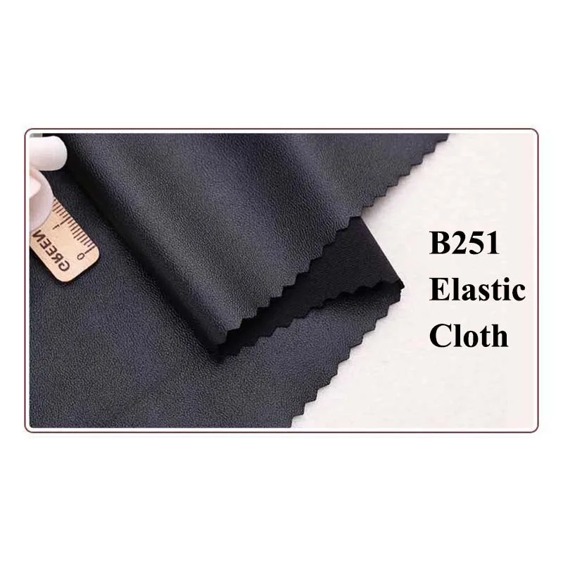B251 elastic cloth Meetee 90x70 см черный из искусственной кожи эластичный бархат молочного шелка вязать низ для брюки юбка куртка синтетическая ткань аксессуары AP660 - Цвет: B251 elastic cloth