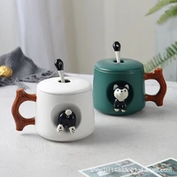 husky shiba dog cup mug ceramic lovers cup set coffee cup coffee cup cute coffee mugs and cups