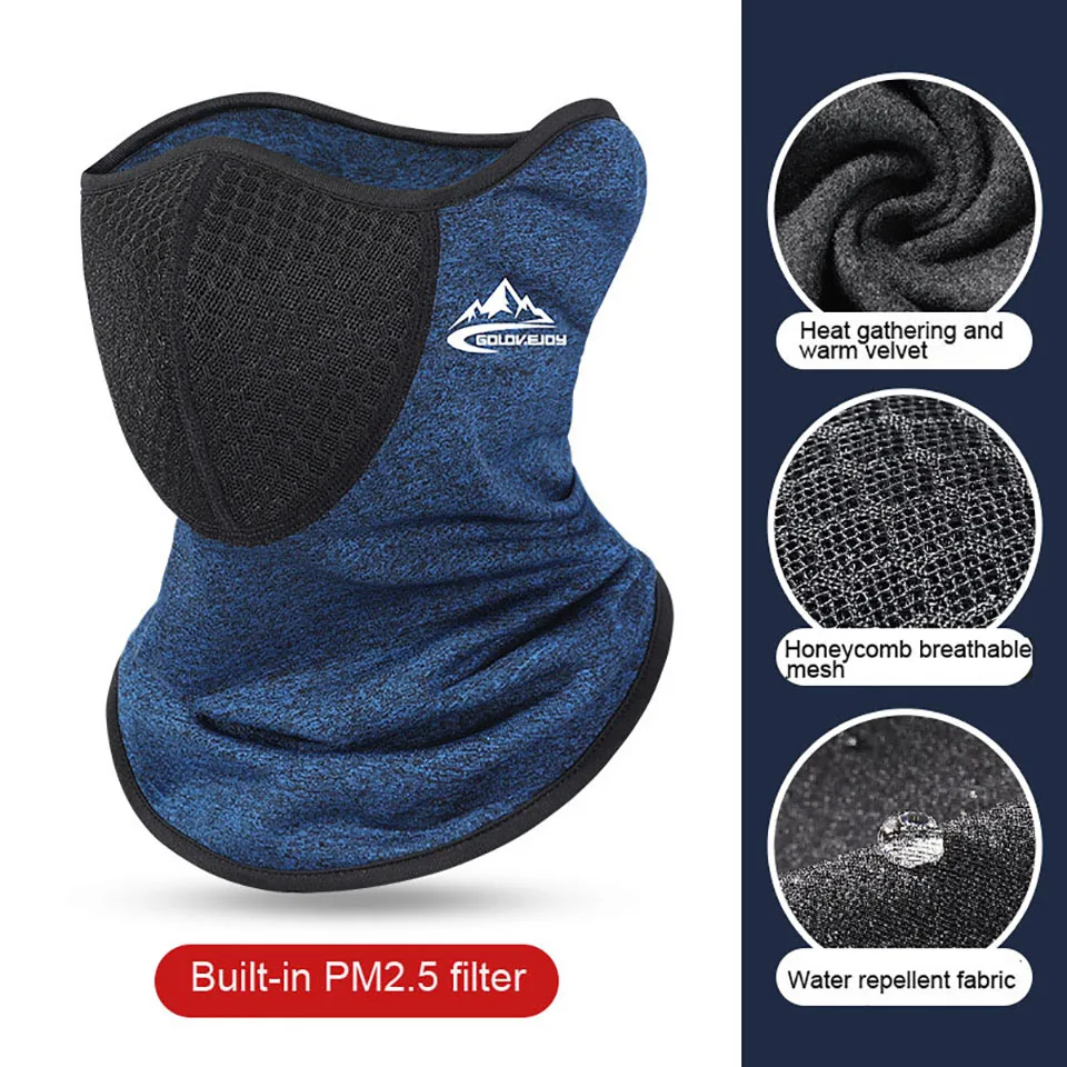 

Winter Sports Cycling Mask Soft And Comfortable Headgear Dustproof And Windproof Cycling Running Cap Ear Protection Mask