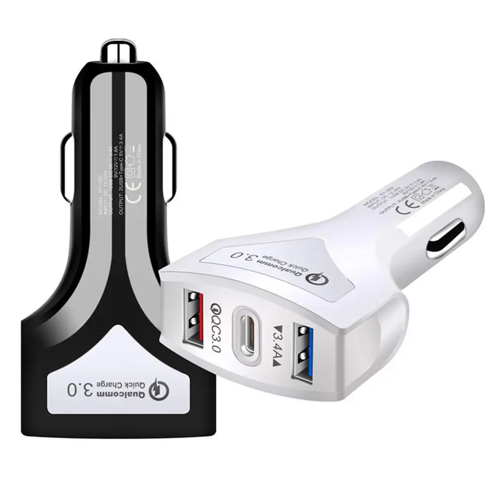 Новое зарядное устройство USB 3 0 5V 2A Quick Turbo Charge автомобильное быстрый мобильный