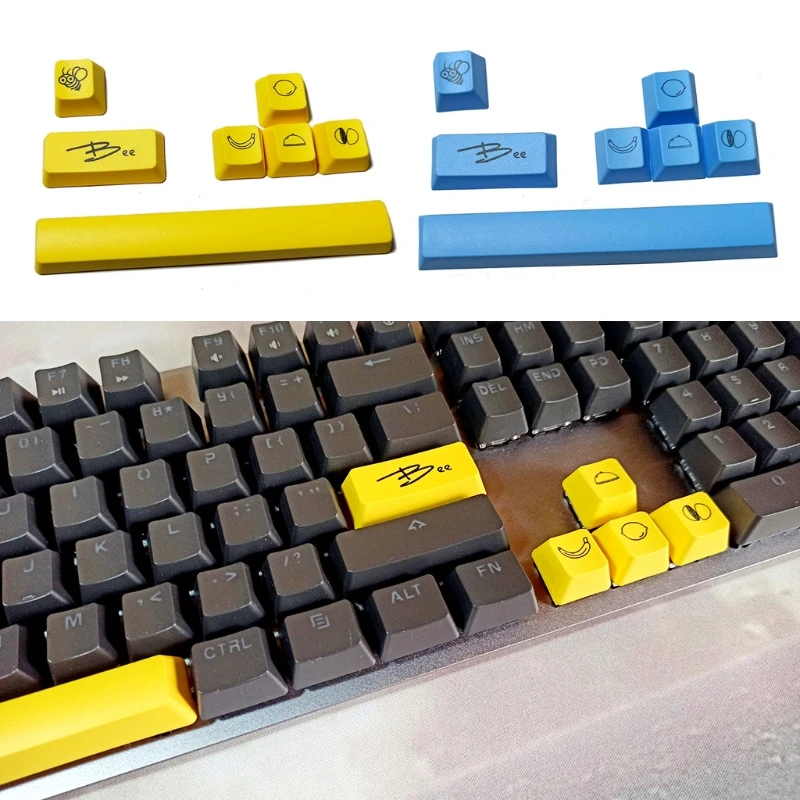 

6.25U клавиатура с космическим интерфейсом PBT Dye-Sub Esc, клавиатура со стрелкой для механической клавиатуры