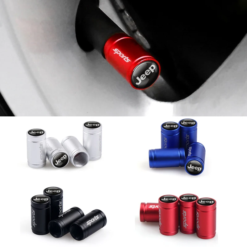 Новые 4 шт. Автомобильные Колесные шины крышки клапанов для Jeep Renegade Wrangler JK Rubicon