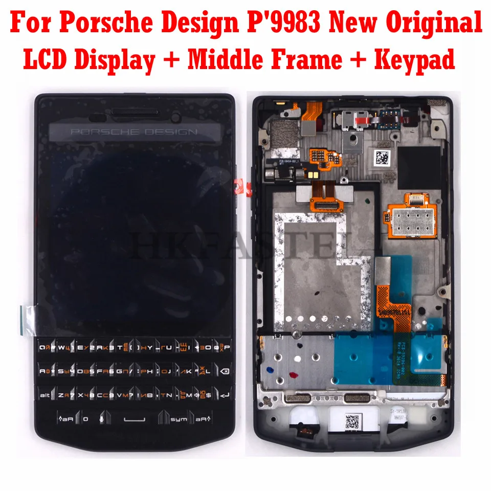 Для BlackBerry Porsche Design P񡩯 P9983 9983 новый оригинальный мобильный телефон корпус со