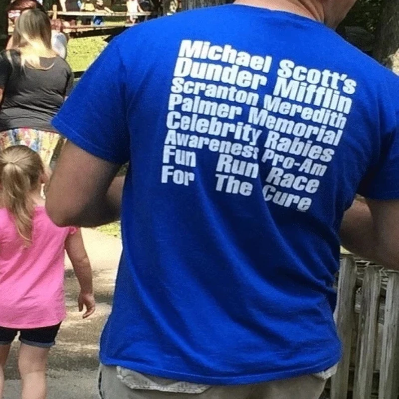 Футболка с надписью The Office name Майкл Скотт Дандер Миффлин забавная футболка