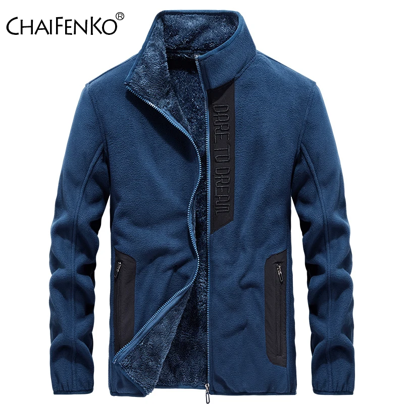 

CHAIFENKO 2021 New Winter Fleece Jacket Men Bomber Military Parka Coat Men Spring Casual Outwear Thick Warm Tactical Army Jacket