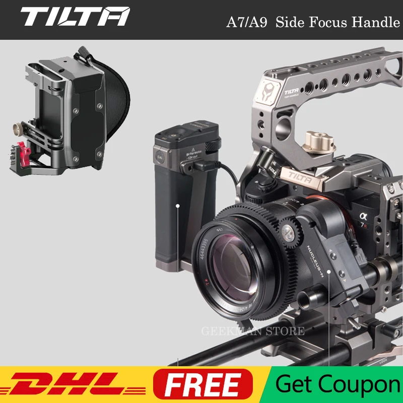 Наклонная ручка с боковой фокусировкой для камеры Sony серии A7 A9 Боковая питания