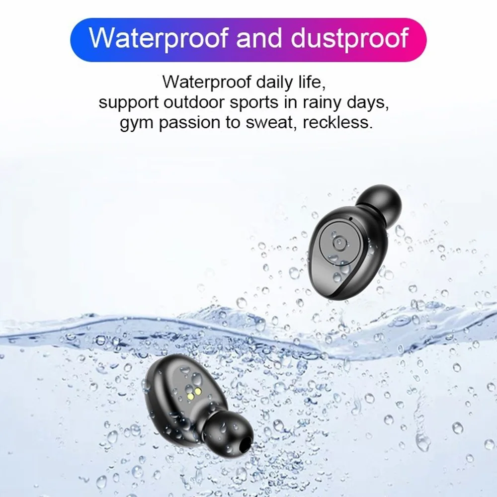 

TWS Bluetooth V5.0 наушники, беспроводные наушники, стерео Спортивные Беспроводные наушники-вкладыши, гарнитура для iPhone, Xiaomi