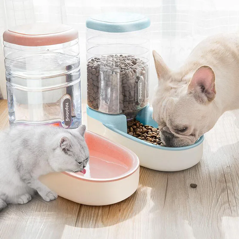 

Автоматическое питание для домашних животных, емкость для пищевых продуктов, устройство для подачи воды для домашних животных, умная корму...