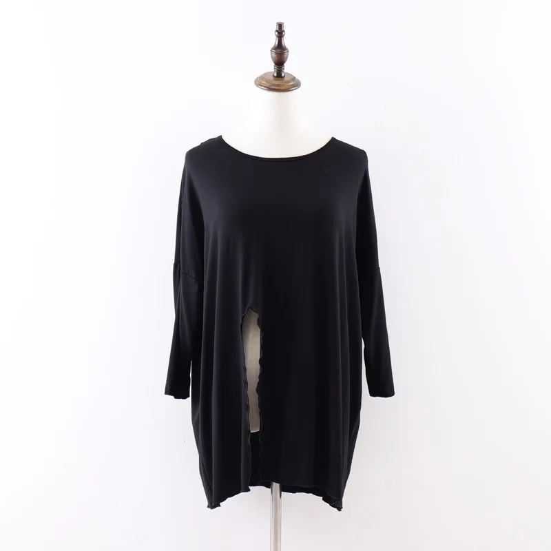 Однотонная пикантная рубашка с длинным рукавом для йоги топ современных танцев