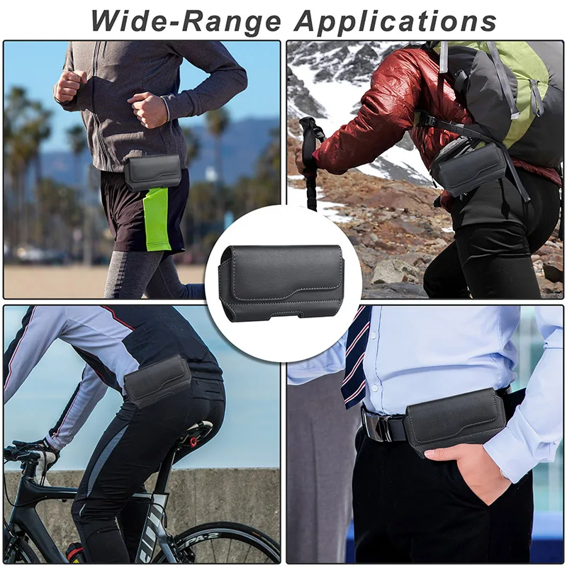 Phone Pouch For Xiaomi Redmi Note 10 Pro 9S 9A 9C 8A POCO X3 NFC M3 F3 MI 11 Lite Ultra Case Leather Cover Belt Clip Holster Bag