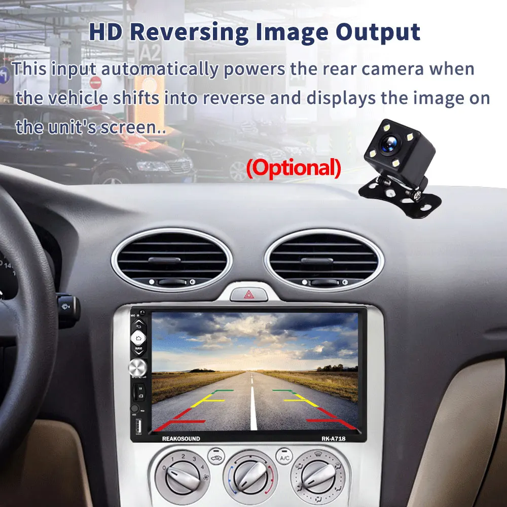 LeeKooLuu 2din Andriod автомобильный мультимедийный плеер gps Wifi MirrorLink 2 Din 7 ''Авторадио кассета рекордер Стерео FM аудио радио