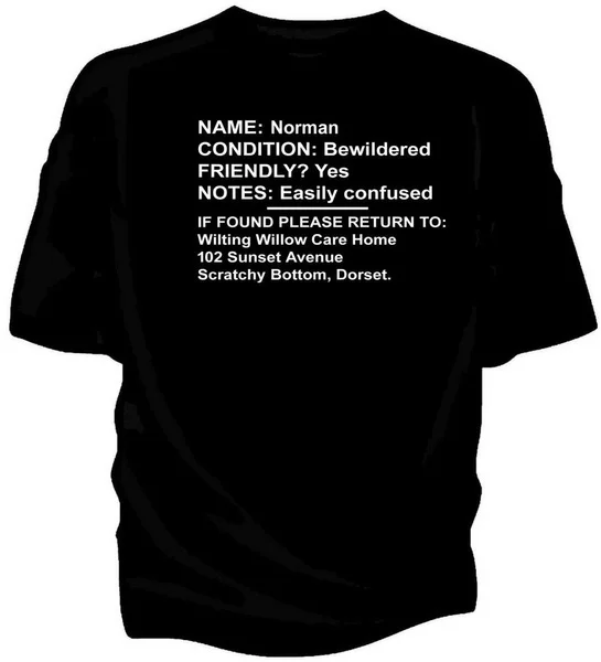 

Bewildered and Confused Birthday Christmas Personalised Humour Unisex t-shirt