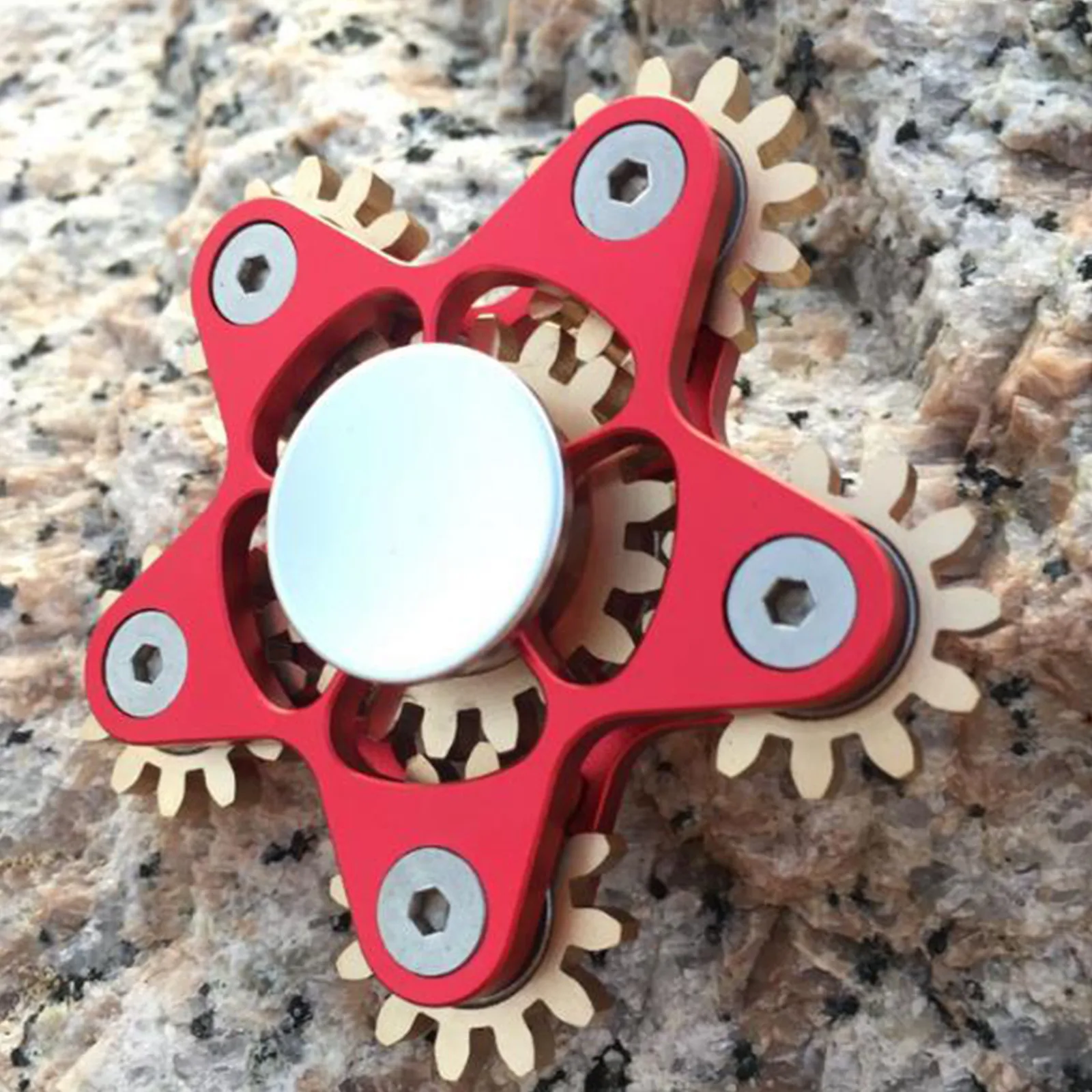 

New Toys Sprockets Flywheel Fingertip Gyro Sprockets Chains EDC Metal Toy Gear Chain Gyro Drop Ship Sproket Roadbike Spinner