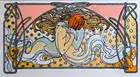 Alphonse (Alfons) картины маслом целующиеся мермады на холсте художественные принты на стену для гостиной спальни Декор