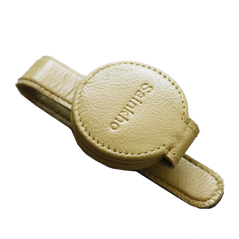 

2021 NEW Car glasses clip Cowhide car spectacle frame Leather garage card holder Automotive interior Car eye stand