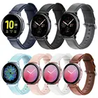 Ремешок кожаный для Samsung Galaxy watch 3active 2, браслет для смарт-часов Amazfit gts2bipgtr Huawei watch GT 2-2e 42 мм, 20 мм