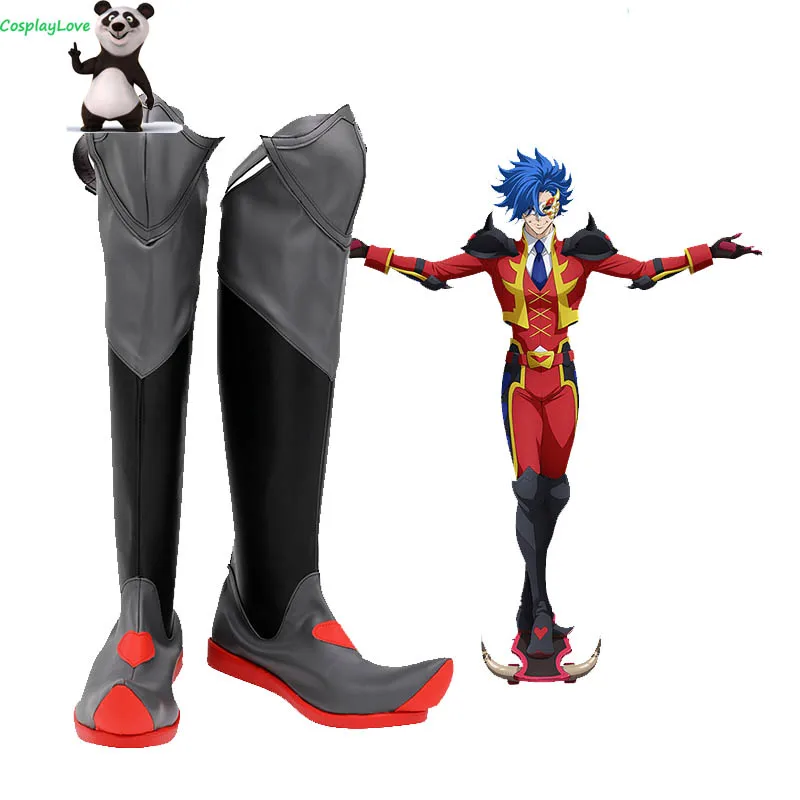 

CosplayLove SK8 the Infinity SK∞ Shindo Ainosuke Black Cosplay Shoes Newest Custom Made Long Boots For Girl Boy