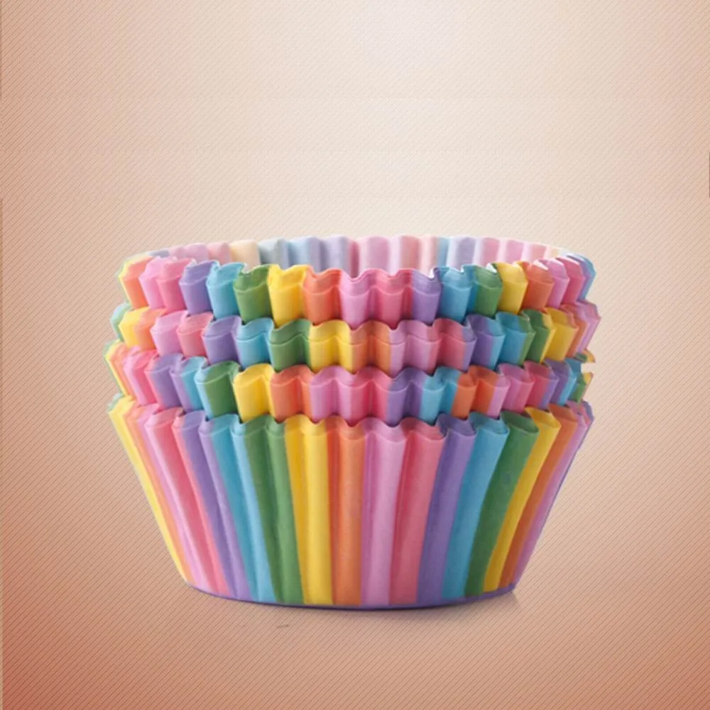 100 шт./компл. Бумажные Формочки для кексов формы торта подложка коробка выпечки