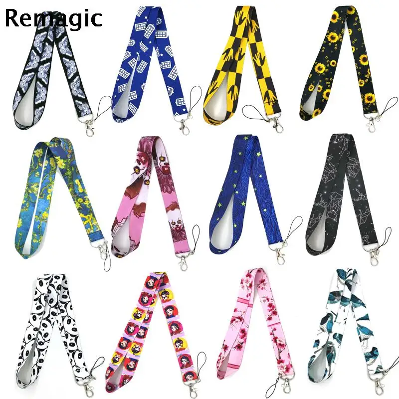 

Шнурки для ключей, держатель для телефона, забавный шейный ремешок с брелоками, идентификационные карты, ленты «сделай сам» с животными, вер...