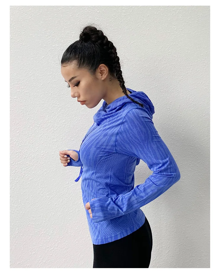 Женское Спортивное повседневное пальто с длинным рукавом для фитнеса и бега