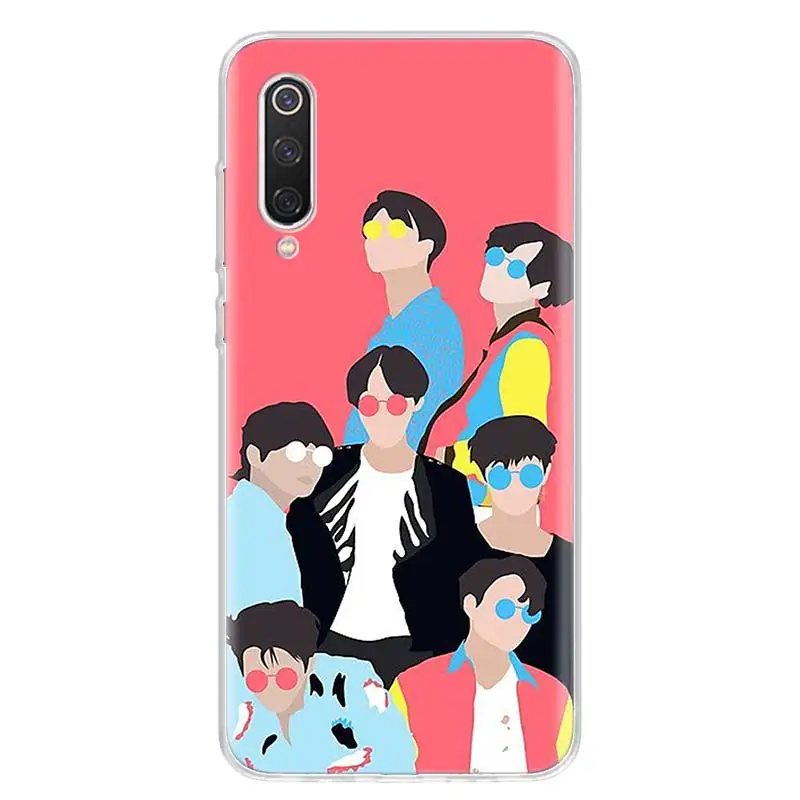 love yourself boys kpop cover phone case for xiaomi redmi note 10 pro 10s 9 9s 8 8t 11t 11s 11 5g 9 9a 9c 9t 8 7 8a 7a soft free global shipping
