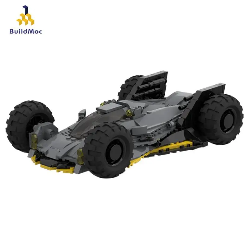Buildmoc технический Черный Военный батарейный мобильный Супер гоночный спортивный