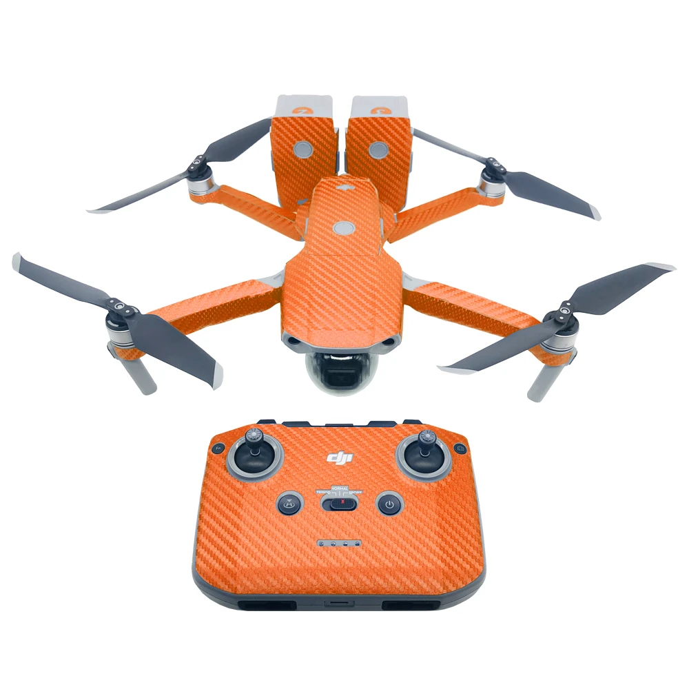 Стикер из углеродного волокна s стикер для DJI Mavic Air 2 Drone Защитная пленка тела +