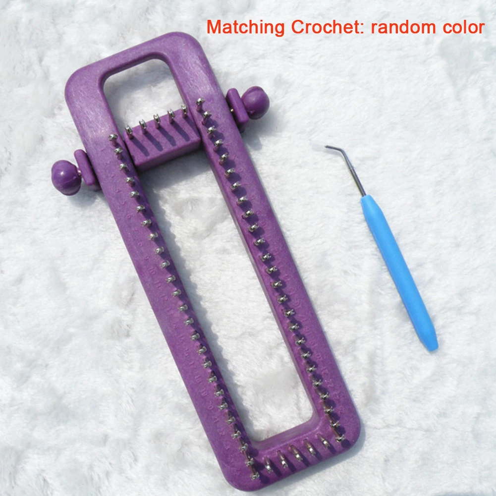 С инструментами для вязания крючком Регулируемый набор ткацкого станка шитья