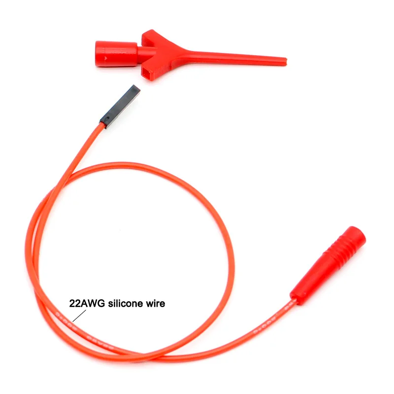TPC132 2 мм штекер к внутренней пружине тестовый Крюк щуп 22AWG комплект испытательных