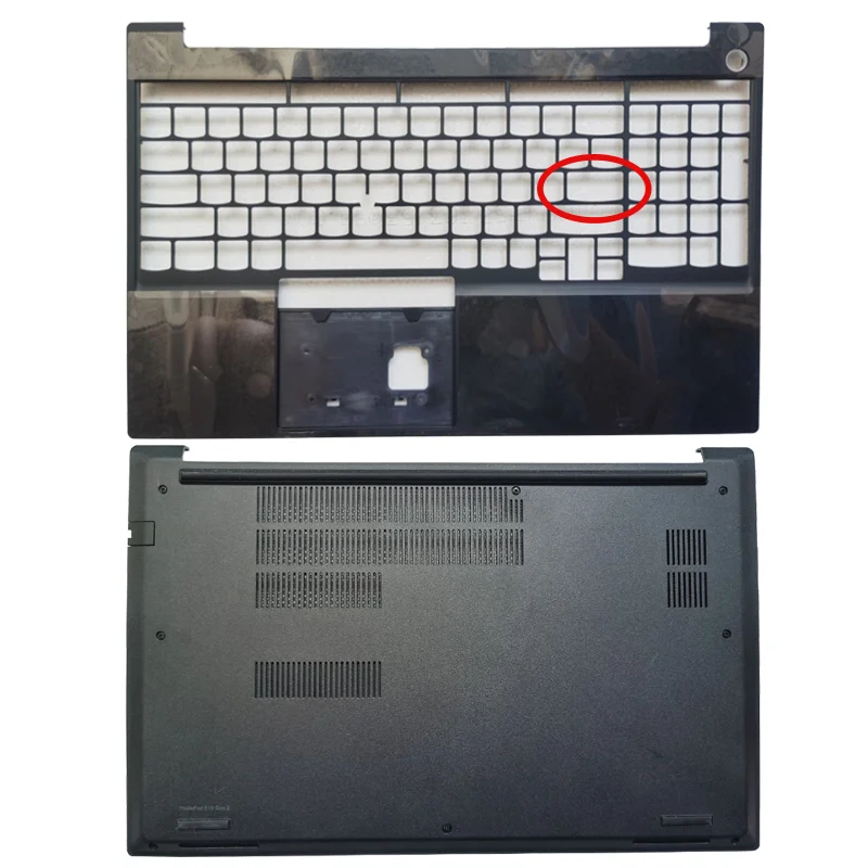 

New Laptop Case Cover For Lenovo Thinkpad E15 Gen 2 Bottom Base Case and Palmrest Upper Cover AP1HK000300