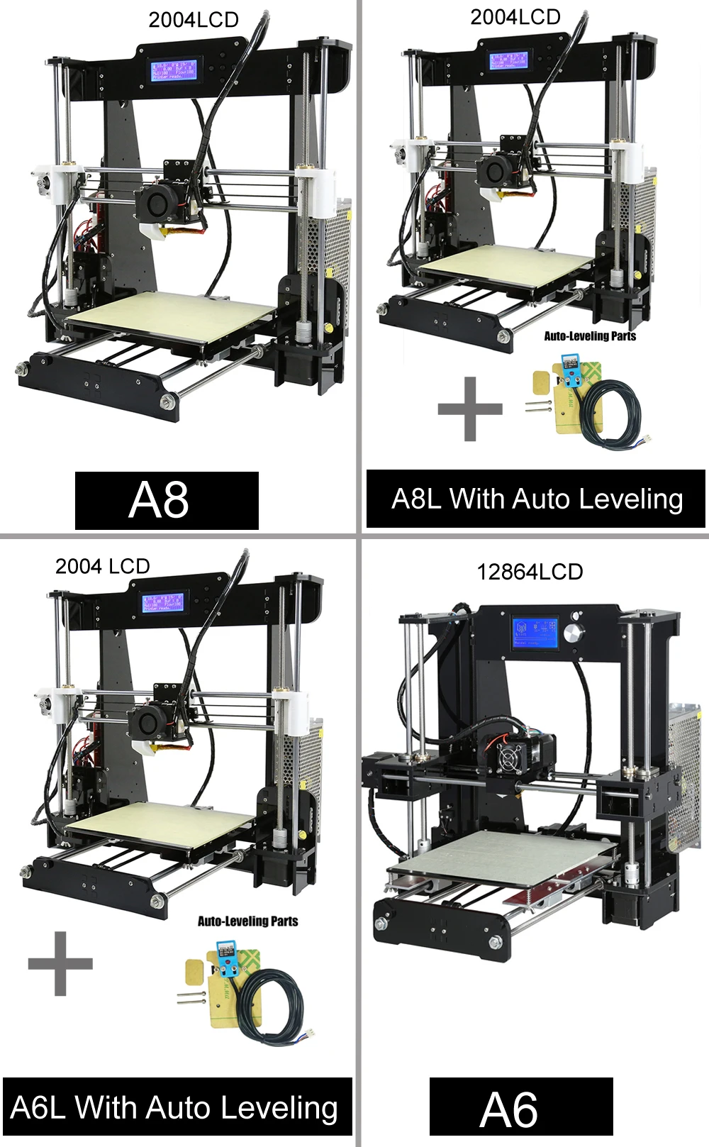 Лидер продаж Anet A8 A6 Настольный DIY 3d Принтер Комплект Impresora 3D с микро SD картой USB подключение США ЕС русский Бесплатный тариф