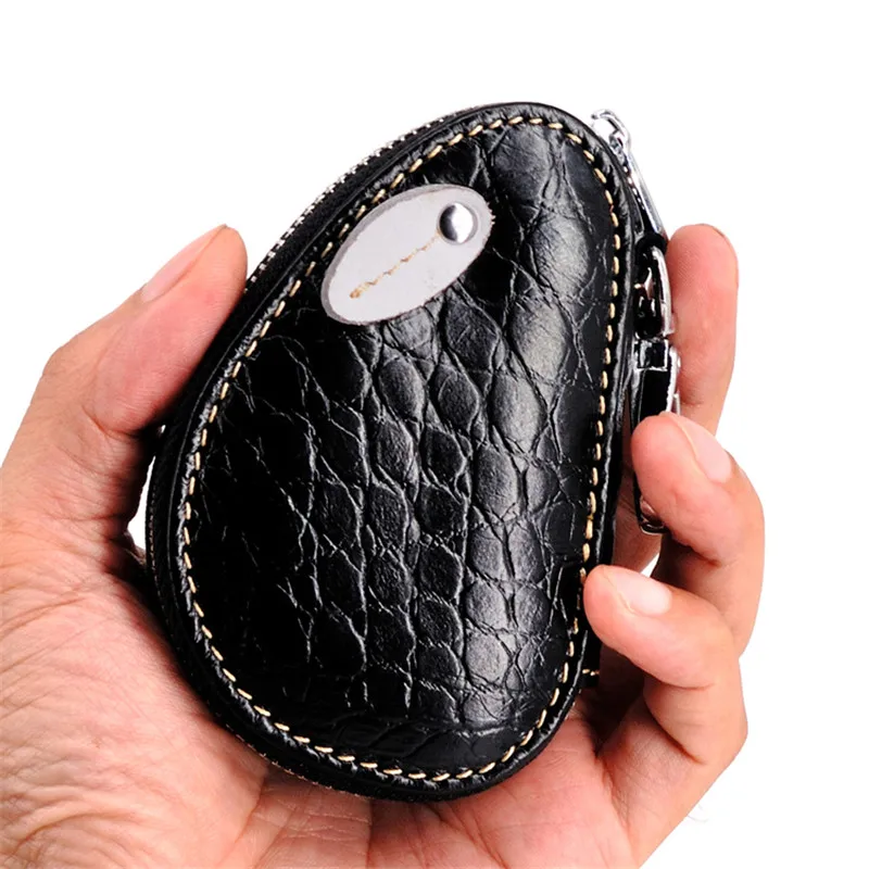 Genuine Leather Keychain holder Organizer Wallet Car Automobie Key Pouch Men Women originality Housekeeper Keys Bag | Багаж и сумки