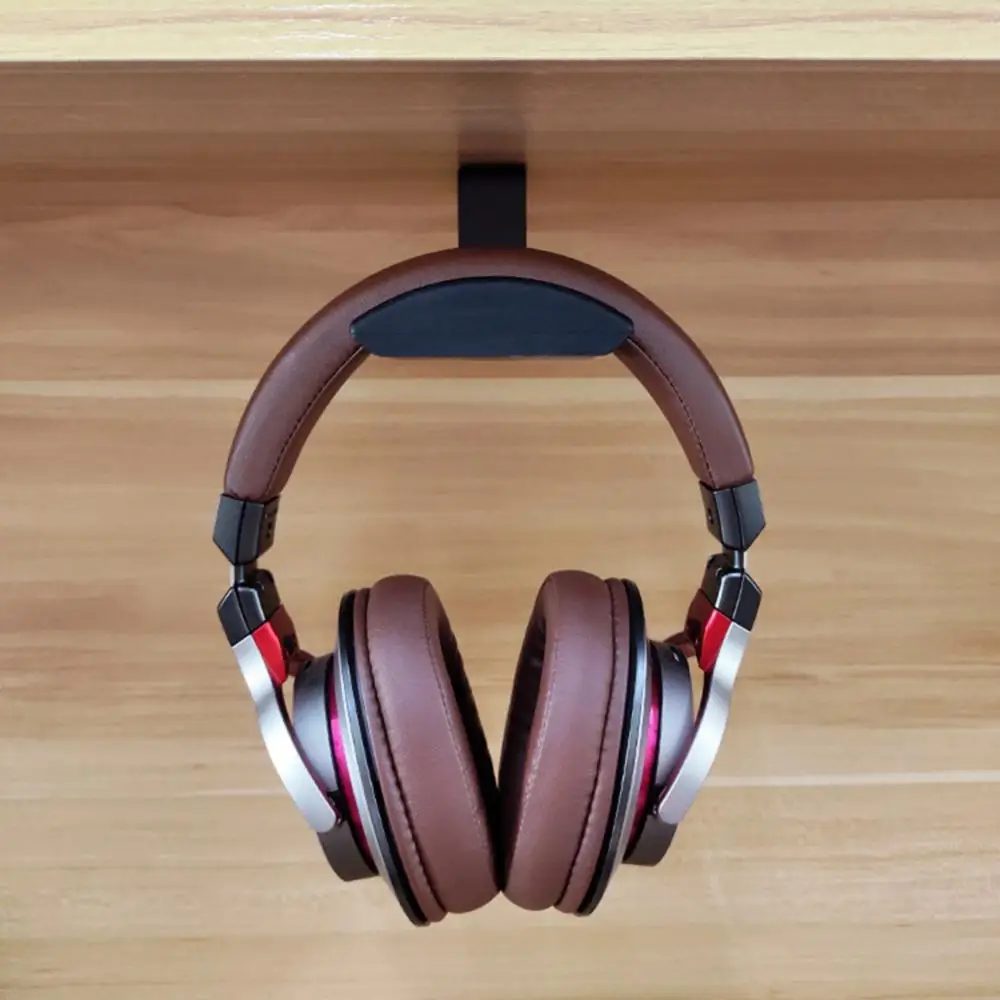 

Aluminum Alloy Solid Color Headphone Hanging Hook Headset Storage Rack Holder