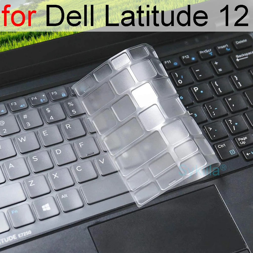 Keyboard Cover for Dell Latitude 5420 7420 7410 7520 9510 9520 Laptop,Keyboard Cover Skin for Dell Latitude 14&#8243; 7420 7410 5420, Dell Latitude 7520 15.6&#8243; Dell Latitude 9000 9510 9520 9420 Keyboard Protective Cover-Black,