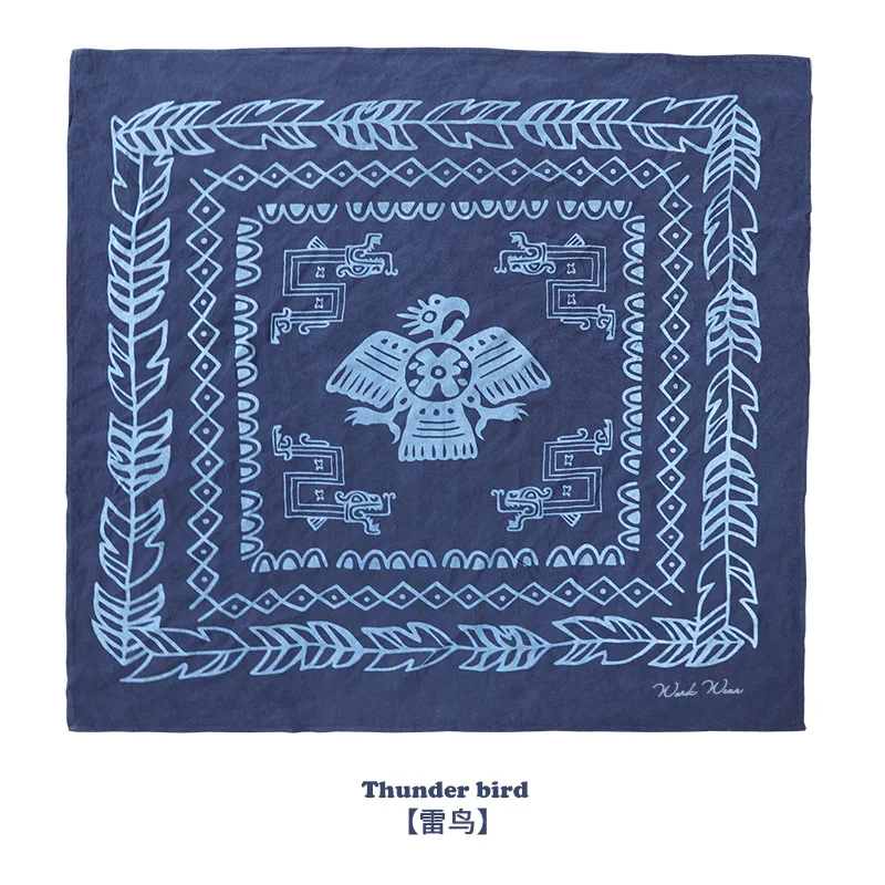 Мужской квадратный шарф Maden в стиле ретро, винтажный шикарный головной платок в стиле ретро от AliExpress WW
